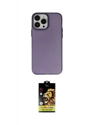 ieg™ iPhone 14 Pro Max Kılıf Ahenk Çizgi Prime - Siyah Buffer Cam Ekran Koruyucu