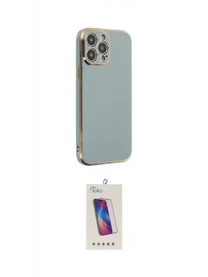 ieg™ iPhone 14 Pro Max Kılıf Yankı Serisi - Siyah Joko 5D Cam