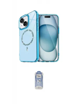 ieg™ iPhone 15 Plus Kılıf Kıvılcım Form Prime - Siyah Joko Magic 5D Cam