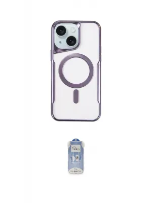 ieg™ iPhone 15 Plus Kılıf Yadigar Klasik Özel Seri - Siyah Joko Magic 5D Cam