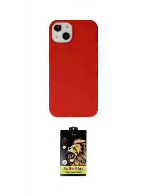 ieg™ iPhone 15 Pro Kılıf Ahenk Serisi - Siyah Buffer Cam Ekran Koruyucu