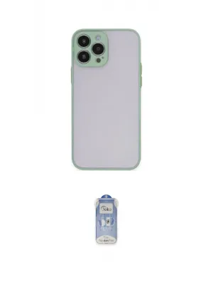 ieg™ iPhone 15 Pro Max Kılıf Ahenk Çizgi Serisi - Siyah Joko Magic 5D Cam
