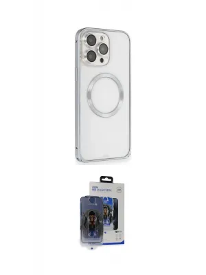 ieg™ iPhone 15 Pro Max Kılıf Ahenk Işık Serisi - Siyah Vanessa Magic Cam