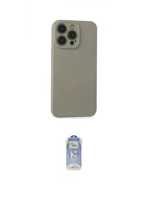 ieg™ iPhone 15 Pro Max Kılıf Ahenk Serisi - Siyah Joko Magic 5D Cam