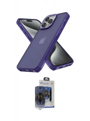 ieg™ iPhone 15 Pro Max Kılıf Atlas Form - Siyah Vanessa Magic Cam