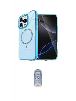 ieg™ iPhone 15 Pro Max Kılıf Kıvılcım Form Prime - Siyah Joko Magic 5D Cam