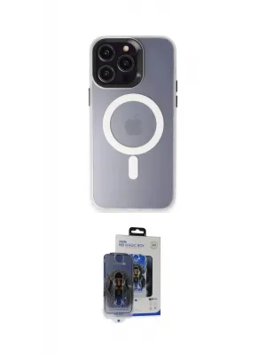 ieg™ iPhone 15 Pro Max Kılıf Kozmos Çizgi Prime - Siyah Vanessa Magic Cam