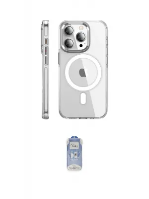 ieg™ iPhone 15 Pro Max Kılıf Nova Doku - Siyah Joko Magic 5D Cam