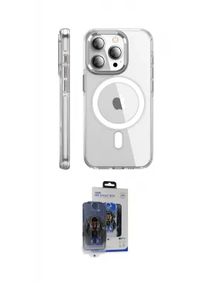 ieg™ iPhone 15 Pro Max Kılıf Nova Doku - Siyah Vanessa Magic Cam