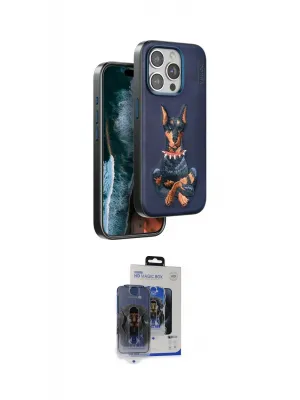 ieg™ iPhone 15 Pro Max Kılıf Nova Form Koleksiyonu - Siyah Vanessa Magic Cam