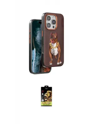 ieg™ iPhone 16 Pro Kılıf Nova Form Koleksiyonu - Siyah Buffer Cam Ekran Koruyucu