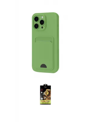 ieg™ iPhone 16 Pro Kılıf Vadi Çizgi Prime - Siyah Buffer Cam Ekran Koruyucu
