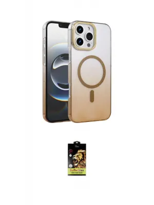ieg™ iPhone 16 Pro Max Kılıf Ahenk Doku Özel Seri - Siyah Buffer Cam Ekran Koruyucu