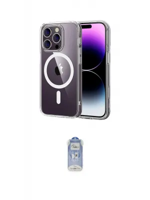 ieg™ iPhone 16 Pro Max Kılıf Ahenk Minimal Serisi - Siyah Joko Magic 5D Cam