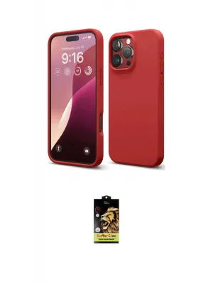 ieg™ iPhone 16 Pro Max Kılıf Ahenk Serisi - Siyah Buffer Cam Ekran Koruyucu