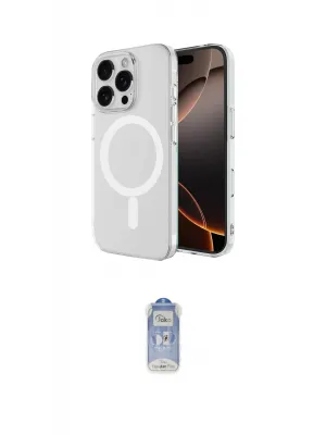 ieg™ iPhone 16 Pro Max Kılıf Ahenk Yansıma Prime - Siyah Joko Magic 5D Cam