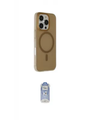 ieg™ iPhone 16 Pro Max Kılıf Çekirdek Modern Prime - Siyah Joko Magic 5D Cam