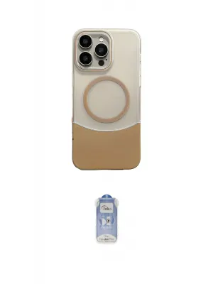 ieg™ iPhone 16 Pro Max Kılıf Kozmos Form Özel Seri - Siyah Joko Magic 5D Cam