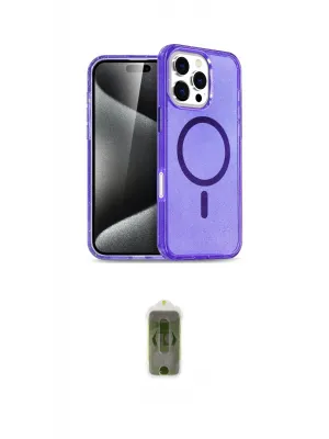 ieg™ iPhone 16 Pro Max Kılıf Nova Asil Prime - Siyah Joko Magic 5D Hayalet Cam
