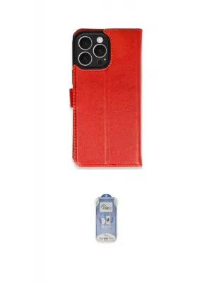 ieg™ iPhone 16 Pro Max Kılıf Siluet Işık Serisi - Siyah Joko Magic 5D Cam