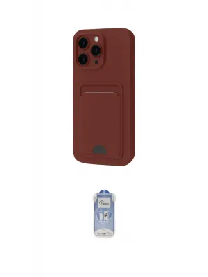 ieg™ iPhone 16 Pro Max Kılıf Vadi Çizgi Prime - Siyah Joko Magic 5D Cam