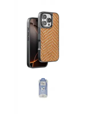 ieg™ iPhone 16 Pro Max Kılıf Vadi Özel Seri - Siyah Joko Magic 5D Cam