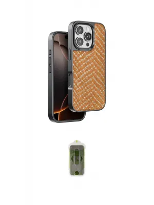 ieg™ iPhone 16 Pro Max Kılıf Vadi Özel Seri - Siyah Joko Magic 5D Hayalet Cam