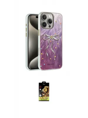 ieg™ iPhone 16 Pro Max Kılıf Zirve Modern Prime - Siyah Buffer Cam Ekran Koruyucu