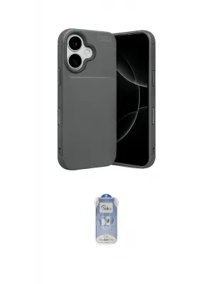 ieg™ iPhone 17 Kılıf Eksen Form Prime - Siyah Joko Magic 5D Cam