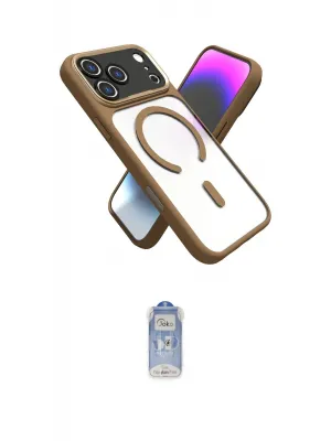 ieg™ iPhone 17 Pro Max Kılıf Nova Yansıma Serisi - Siyah Joko Magic 5D Cam