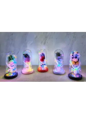 Işıklı Müzikli Romantik Gül Buketi