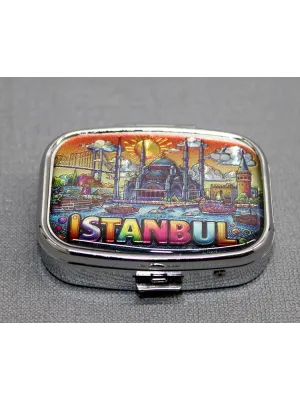 İstanbul Temalı İlaç Kutusu - Model 12
