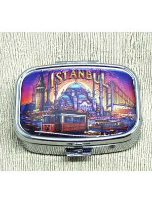 İstanbul Temalı İlaç Kutusu - Model 8