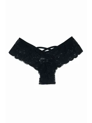 ieg™ Kadın Siyah Dantelli Seksi Külot