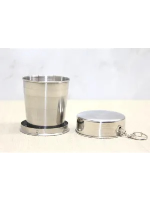 Katlanabilir Tekli Paslanmaz Çelik Shot Bardak - Model 1