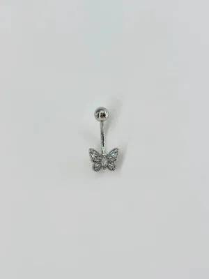 IEG - Kelebek Detaylı Göbek Piercing