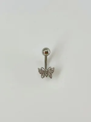 IEG - Kelebek Detaylı Göbek Piercing