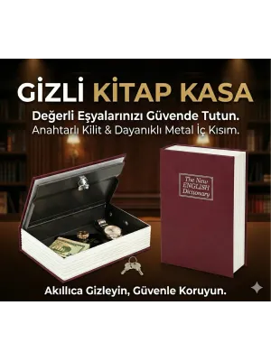 ieg™ Kitap Görünümlü Gizli Kasa