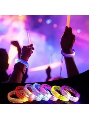 Led Işıklı Pilli Bileklik 1 Adet