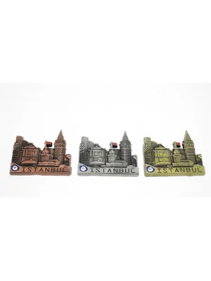 Metal İstanbul Temalı Yöresel Magnet Model 3