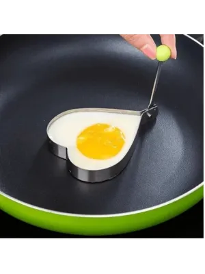 Metal Kalp Omlet Krep Kalıbı