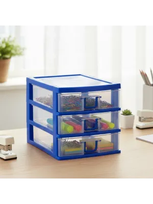 Mini 3 Çekmeceli Komidin Organizer