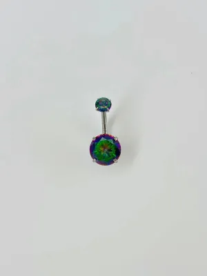IEG - Mistik Topaz Taşlı Göbek Piercing