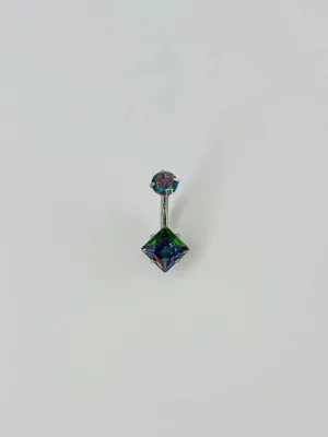 IEG - Mistik Topaz Taşlı Göbek Piercing