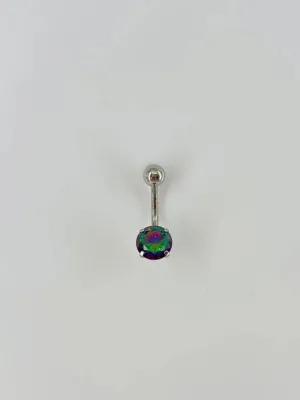 IEG - Mistik Topaz Taşlı Göbek Piercing