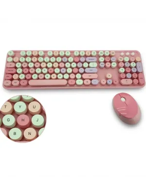 Mofii Pembe Sweet Dm Combo Klavye Mause Set