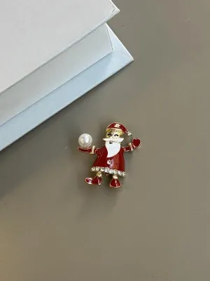 IEG - Noel Baba Broş - Kırmızı