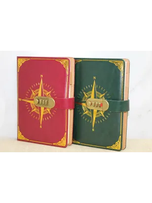 Özel Tasarım Şifreli Deri Defter