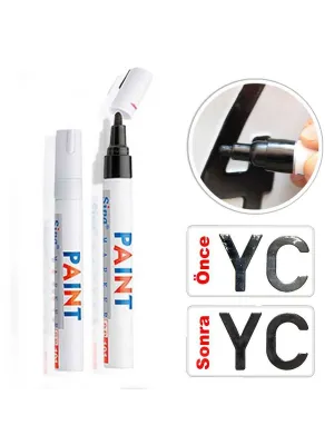 Paint Plaka Yazma Kalemi Siyah