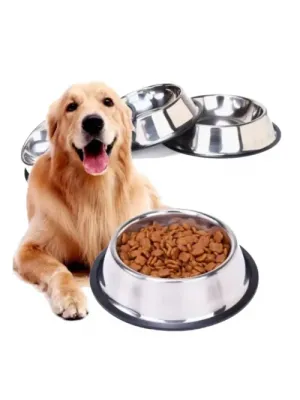 Paslanmaz Çelik Kedi/Köpek Mama Kabı